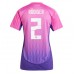 Maillot de foot Allemagne Antonio Rudiger #2 Extérieur vêtements Femmes Europe 2024 Manches Courtes